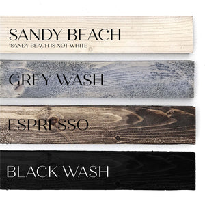 The Laundry Schedule Wood Sign