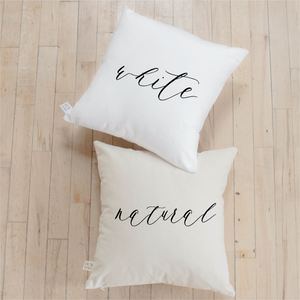 Floral Wreath Watercolor Pillow