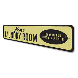 Mom's Laundry Room Sign