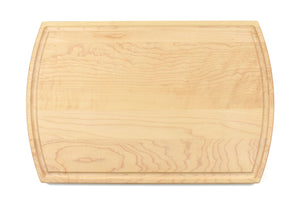 Farmhouse Personalized Cutting Board w/Leaves -  Last name and Est. Date