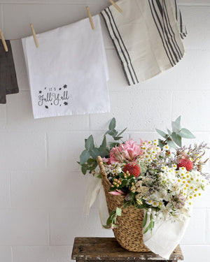 It's Fall Y'all Kitchen Tea Towel