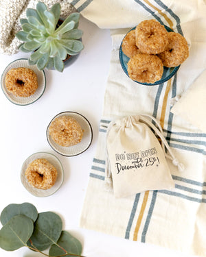 Do Not Open Until December 25th Christmas Holiday Favor Bags, 6-Pack