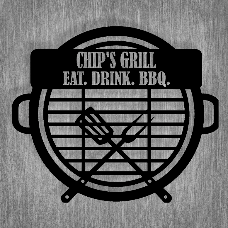Personalized Grilling Sign