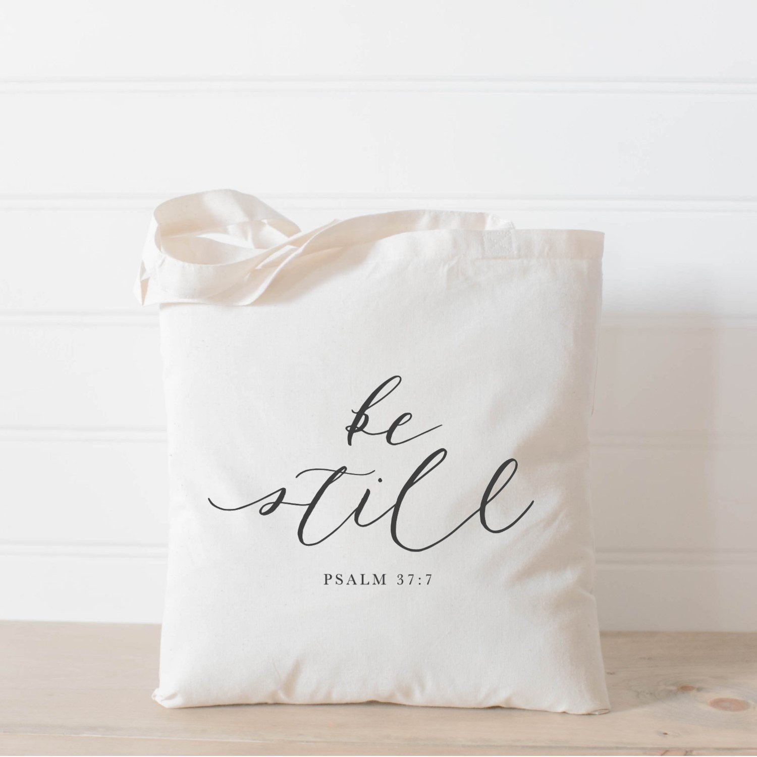 Be Still Verse Tote Bag