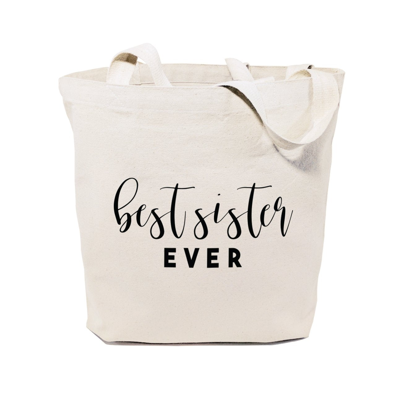 Best Sister Ever Cotton Canvas Tote Bag