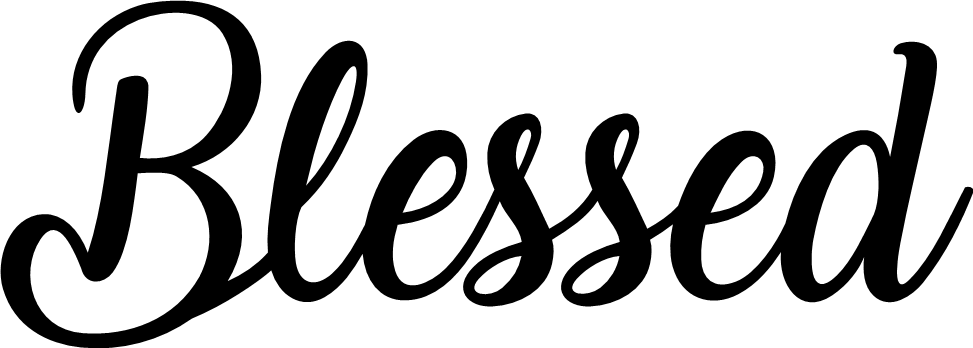 Blessed Metal Sign