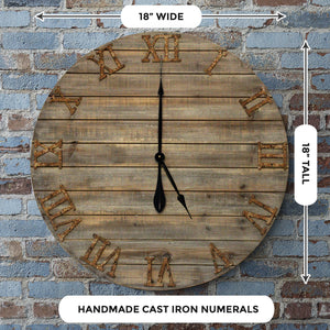 Farmhouse Clock 30"