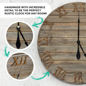Farmhouse Clock 30"