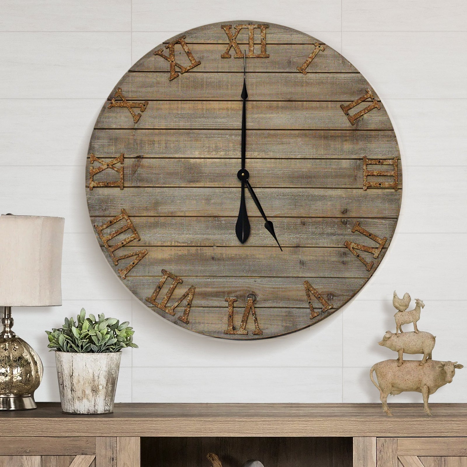 Farmhouse Clock 30"