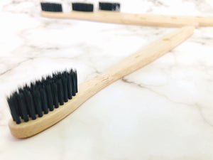Bamboo Toothbrush + Bamboo crafted Travel Case