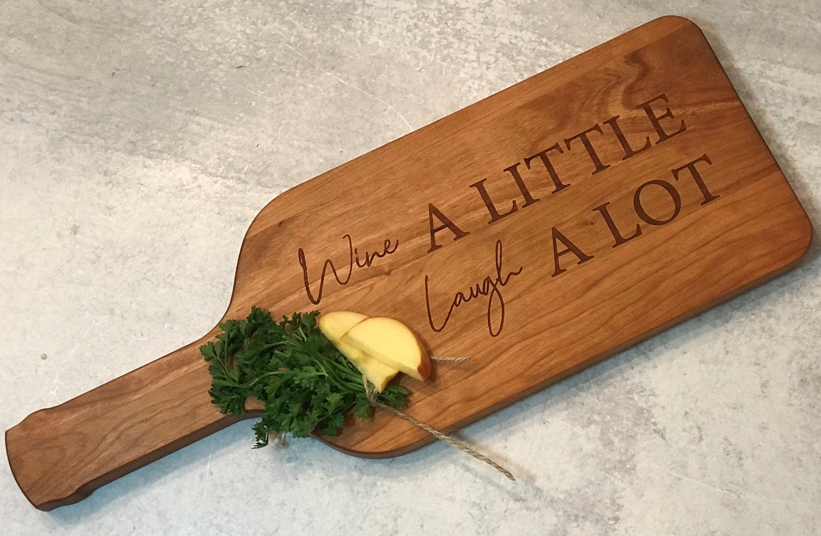 "Wine A Little - Laugh A Lot" - Cheese Board