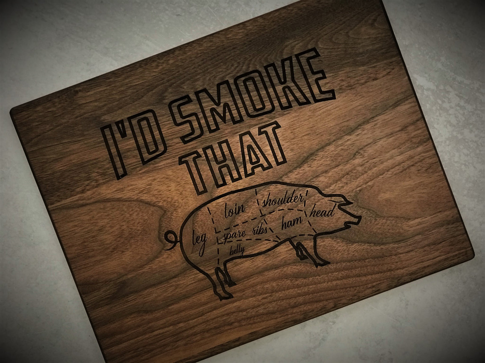 I'd Smoke That Cutting Board