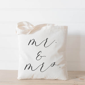 Mr. & Mrs. Tote Bag