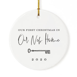 Our First Christmas in Our New Home Porcelain Ceramic Christmas