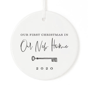 Our First Christmas in Our New Home Porcelain Ceramic Christmas