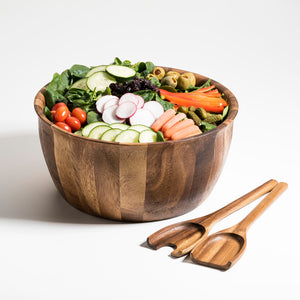 Soro  X-Large Salad Bowl with Servers