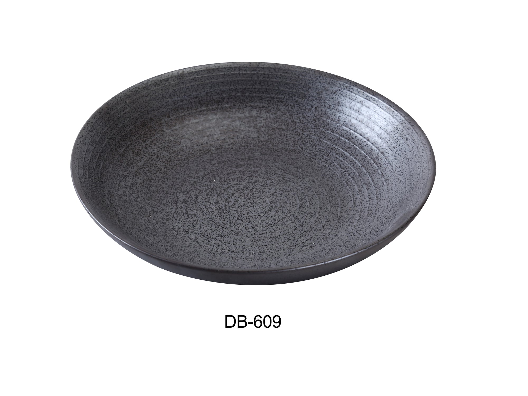 Yanco DB-609 Diamond Black Collection 9" Salad/Pasta Bowl 30 oz