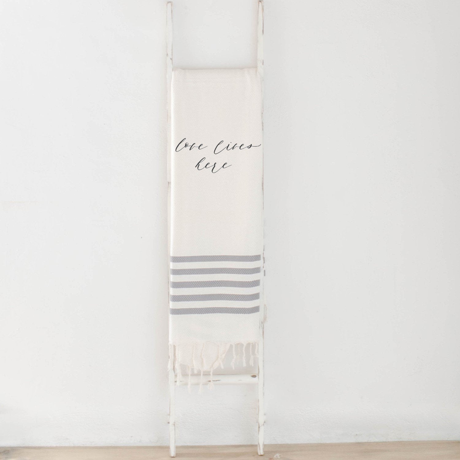 Love Lives Here Throw Blanket